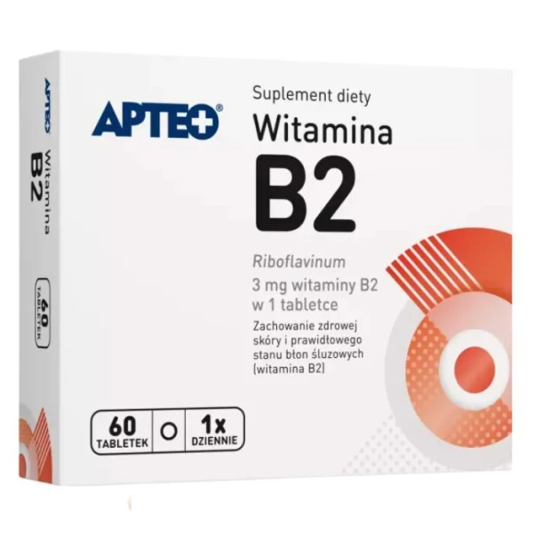 Witamina B2, Apteo, 60 tabletek