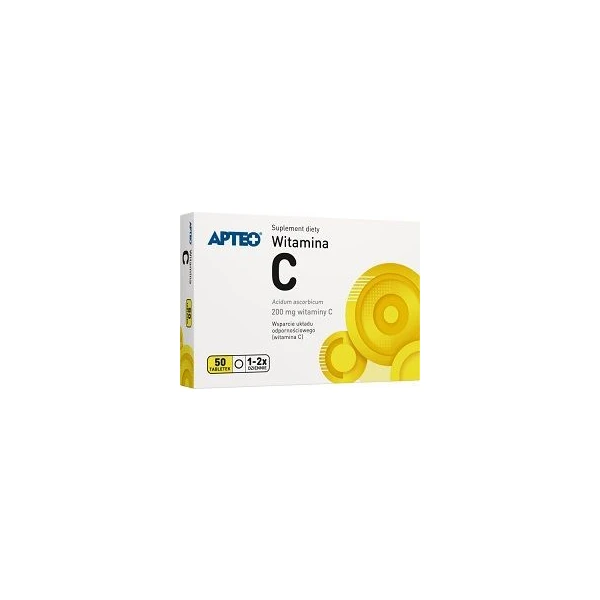 Witamina C 200mg, Apteo, 50 tabletek