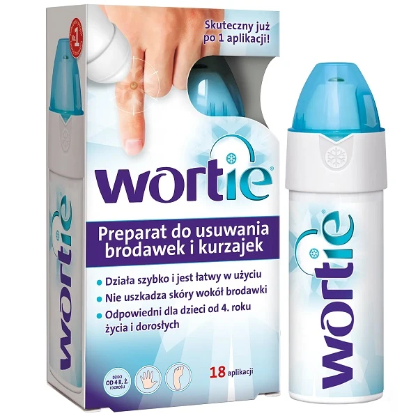 Wortie, preparat do usuwania kurzajek, 50ml