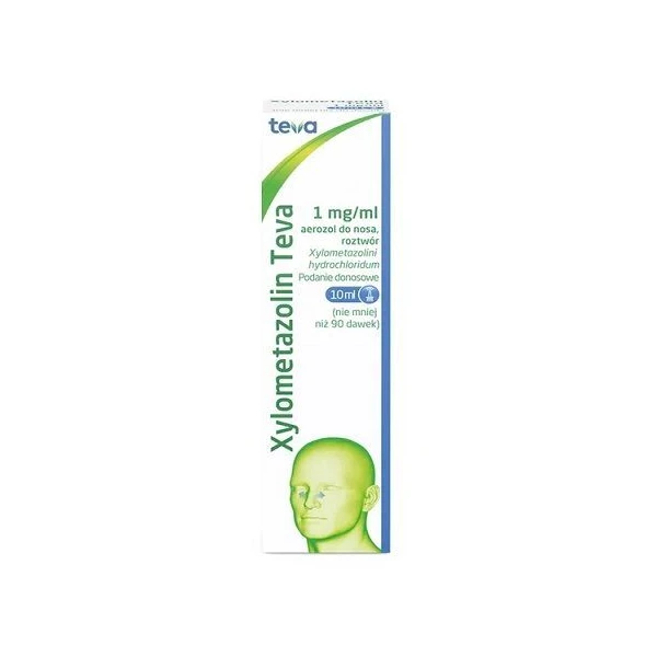 Xylometazolin Teva 1mg/ml, aerozol do nosa, 10ml