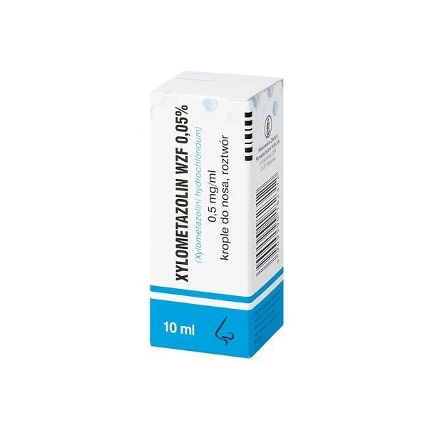 Xylometazolin WZF 0,5mg/ml, krople do nosa, 10ml