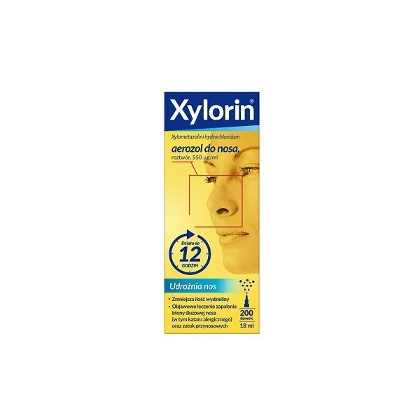 Xylorin 55mcg/ml, aerozol do nosa, 18ml