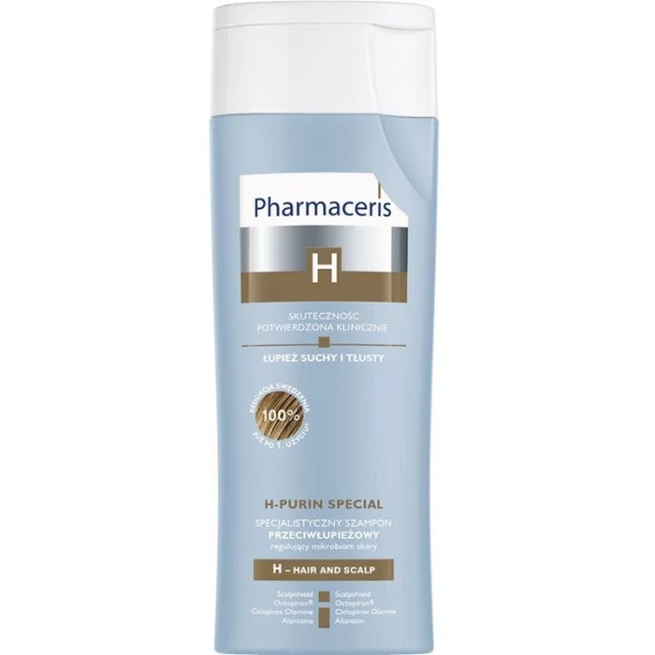 Pharmaceris H, H-Purin Special, specjalistyczny szampon przeciwłupieżowy, regulujący mikrobiom skóry, 250ml