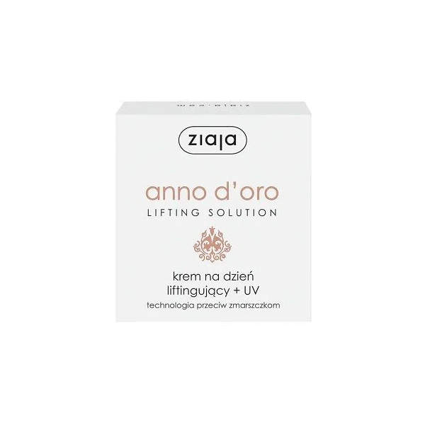 Ziaja anno d'oro, krem na dzień liftingujący + UV, po 40 roku życia, 50ml