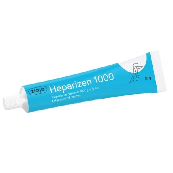 Ziaja, Heparizen 1000j.m/g, żel, 50g