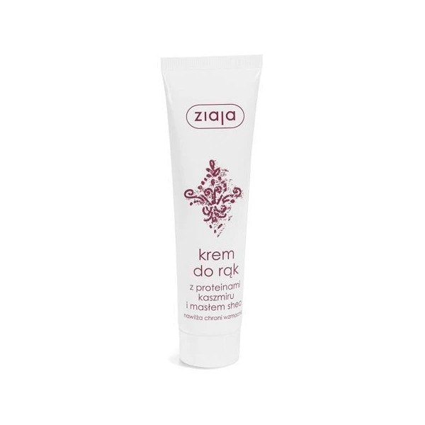 Ziaja, krem do rąk, proteinami kaszmiru i masłem shea, 100ml