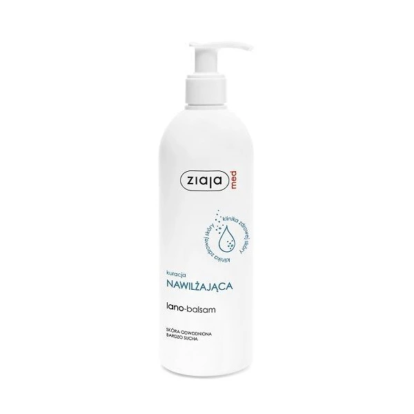Ziaja Med Kuracja Nawilżająca, lano-balsam, 400ml
