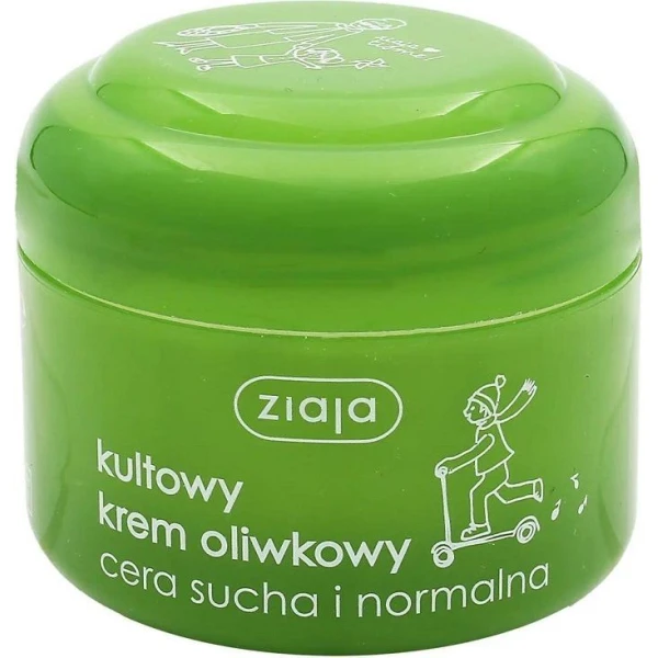 Ziaja Oliwkowa, krem oliwkowy kultowy, cera sucha i normalna, 50ml