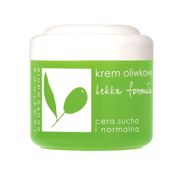 Ziaja Oliwkowa, krem oliwkowy, lekka formuła, cera sucha i normalna, 200ml