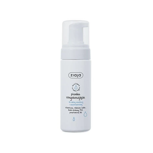 Ziaja, pianka oczyszczająca, skóra wrażliwa i zaczerwieniona, 150ml