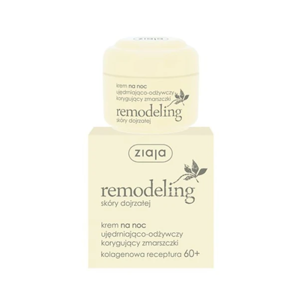 Ziaja Remodeling 60+, krem na noc korygujący zmarszczki, 50ml