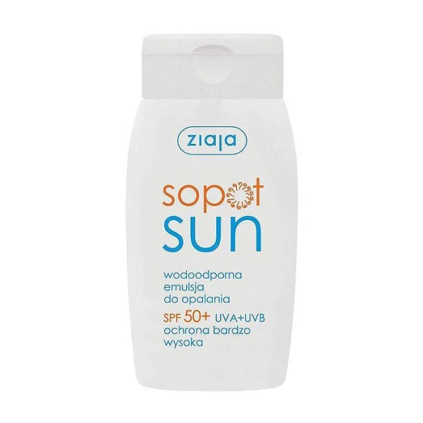 Ziaja Sopot Sun, emulsja do opalania SPF 50+, wodoodporna, 125ml