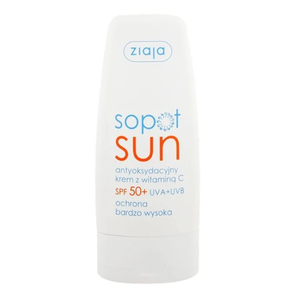 Ziaja Sopot Sun, krem do twarzy SPF 50+, antyoksydacyjny, 50ml