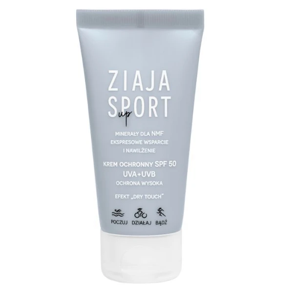 Ziaja Sport, krem ochronny do twarzy SPF 50, 50ml