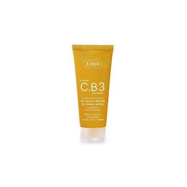 Ziaja Witamina C.B3 Niacynamid, nie-zwykły peeling do twarzy w żelu, 100ml
