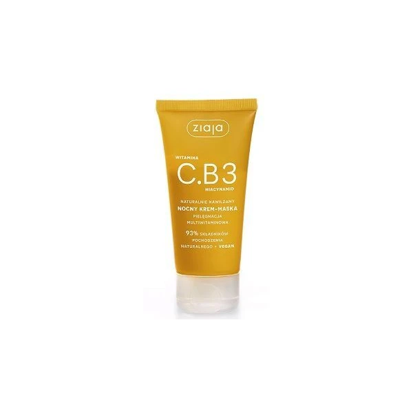Ziaja Witamina C.B3 Niacynamid, nocny krem-maska, 50ml