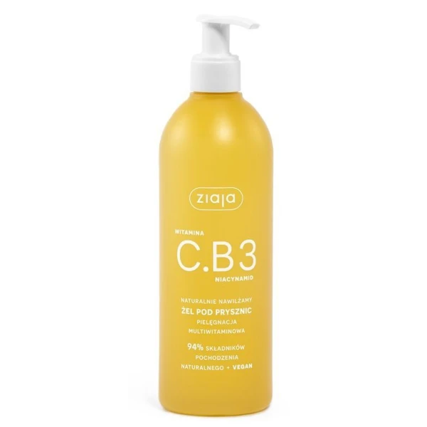 Ziaja Witamina C.B3 Niacynamid, żel pod prysznic, 400ml