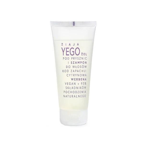 Ziaja Yego, żel pod prysznic i szampon, zapach - cytrynowa werbena, 200ml