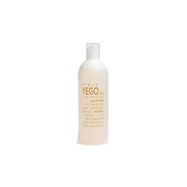 Ziaja Yego, żel pod prysznic i szampon, zapach - górski pieprz, 400ml