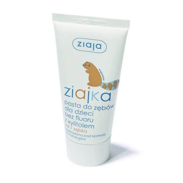 Ziaja Ziajka, pasta do zębów bez fluoru z ksylitolem, dla dzieci od 6 miesiąca życia, 50ml