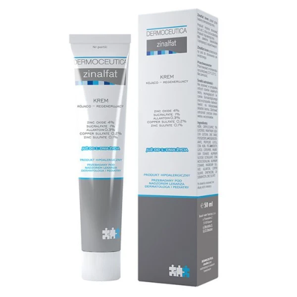Zinalfat, krem kojąco-regenerujący, od urodzenia, 50ml