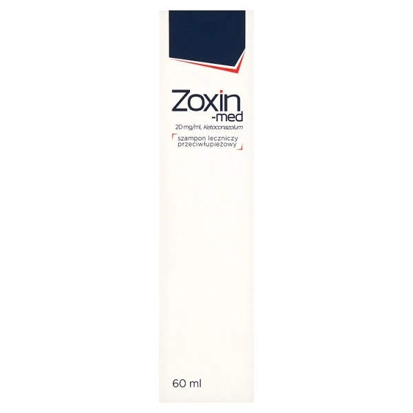 Zoxin-med 20mg/ml, szampon leczniczy przeciwłupieżowy, 60ml